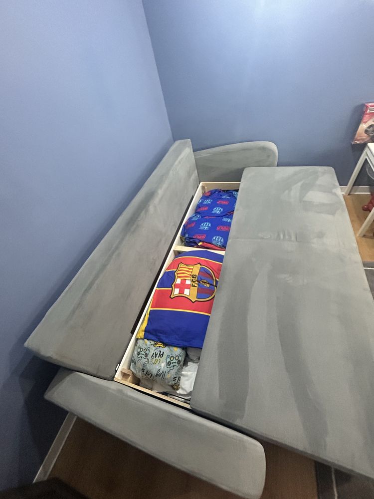 Piekne łóżko sofa kanapa młodzieżowe IDEAŁ jak nowe ! okazja