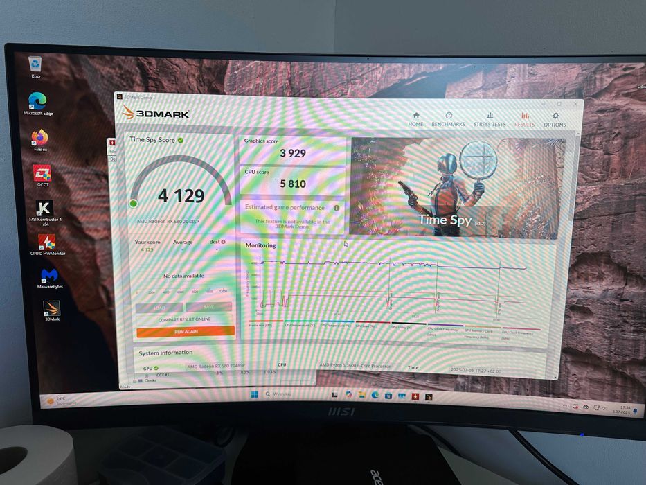 Komputer do gier AMD Ryzen 3600 RX 580 SSD 16 GB FV23% Gwarancja 24M