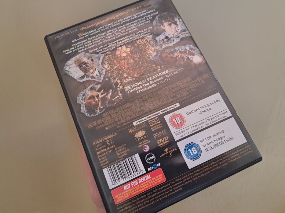 Wanted,  de Timur Bekmambetov - Angelina Jolie - ação, thriller, crime