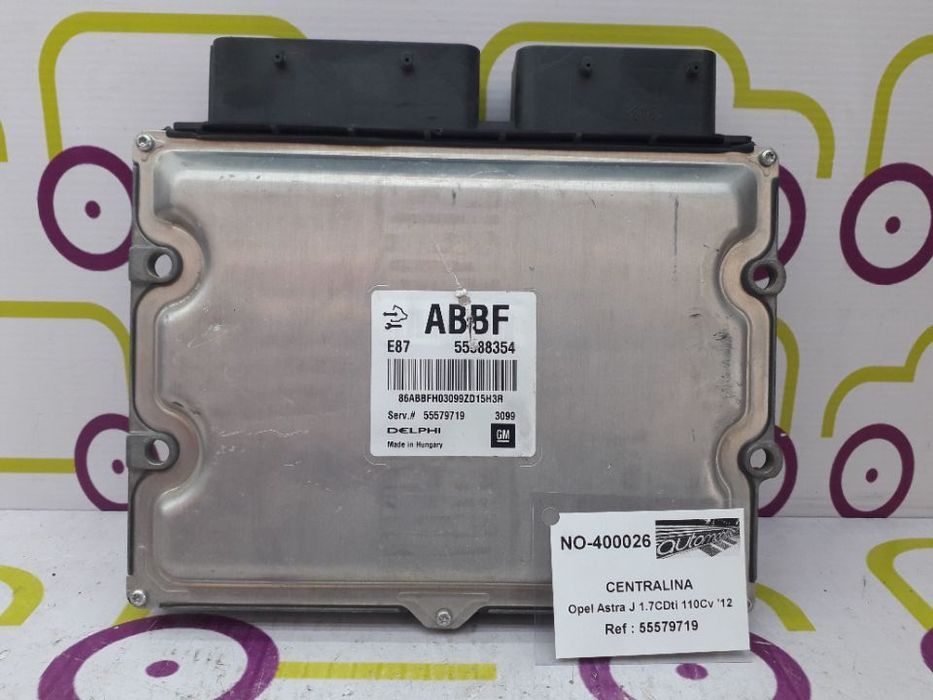 Centralina Opel Astra J 1.7 CDti 110 Cv de 2012 - Ref: 55579719 - NO400026