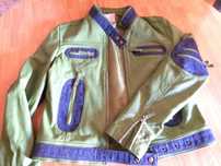 Casaco tipo motard