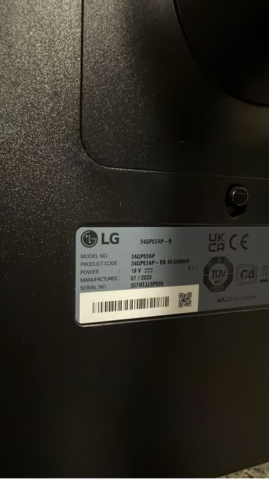 Monitor LG UltraGear 34GP63AP