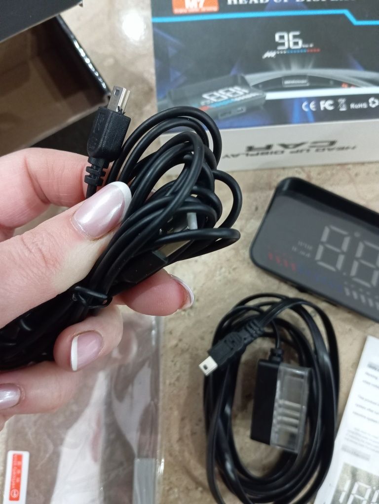 Wyświetlacz projektor LED LCD HUD USB M 7