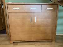 Komoda buk 120x45x100