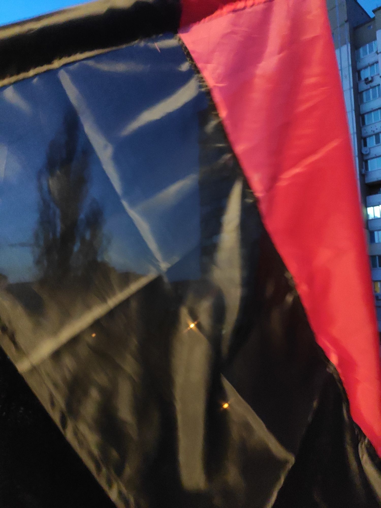 Прапор УПА габардин, подкладка, стяг. Флаг УПА правый сектор.