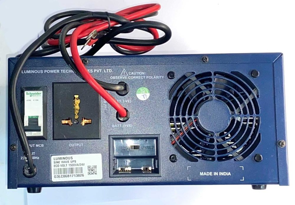 Інвертор Luminous Eco Volt 1500VA 24V 1200W. Солнечный MPPT-контроллер