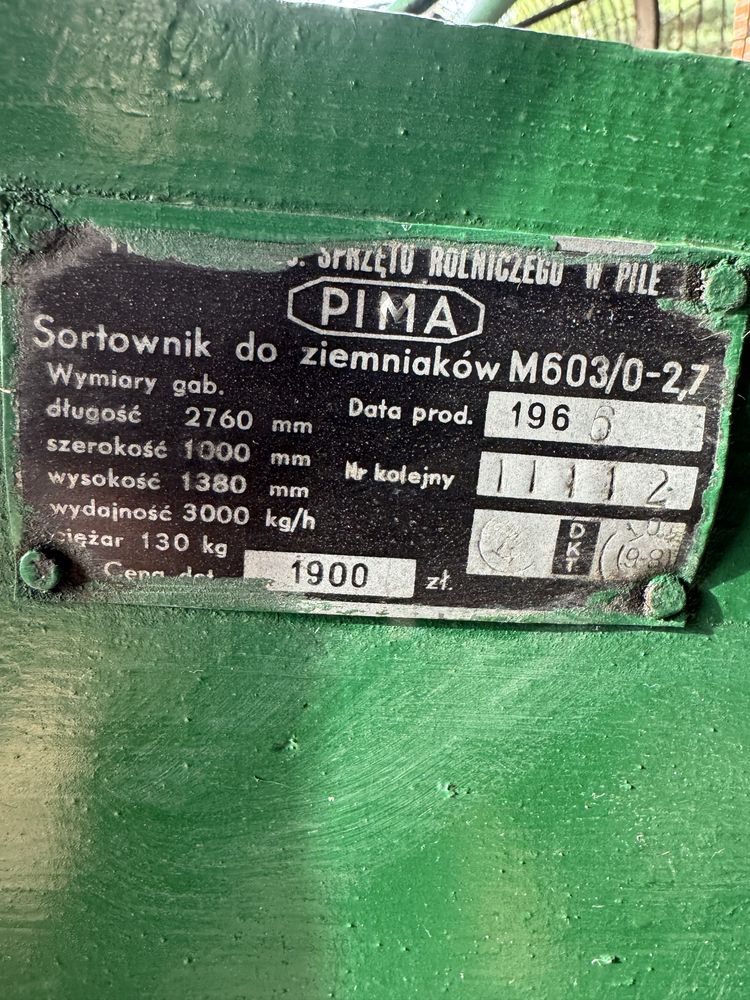 Srotownik do ziemniaków bardzo dobry stan