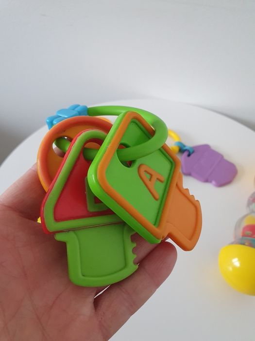 Gryzaki plus Grzechotka 6sztuk zestaw!