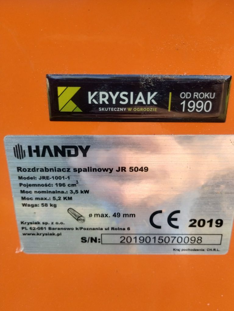 Rozdrabniacz do gałęzi Handy