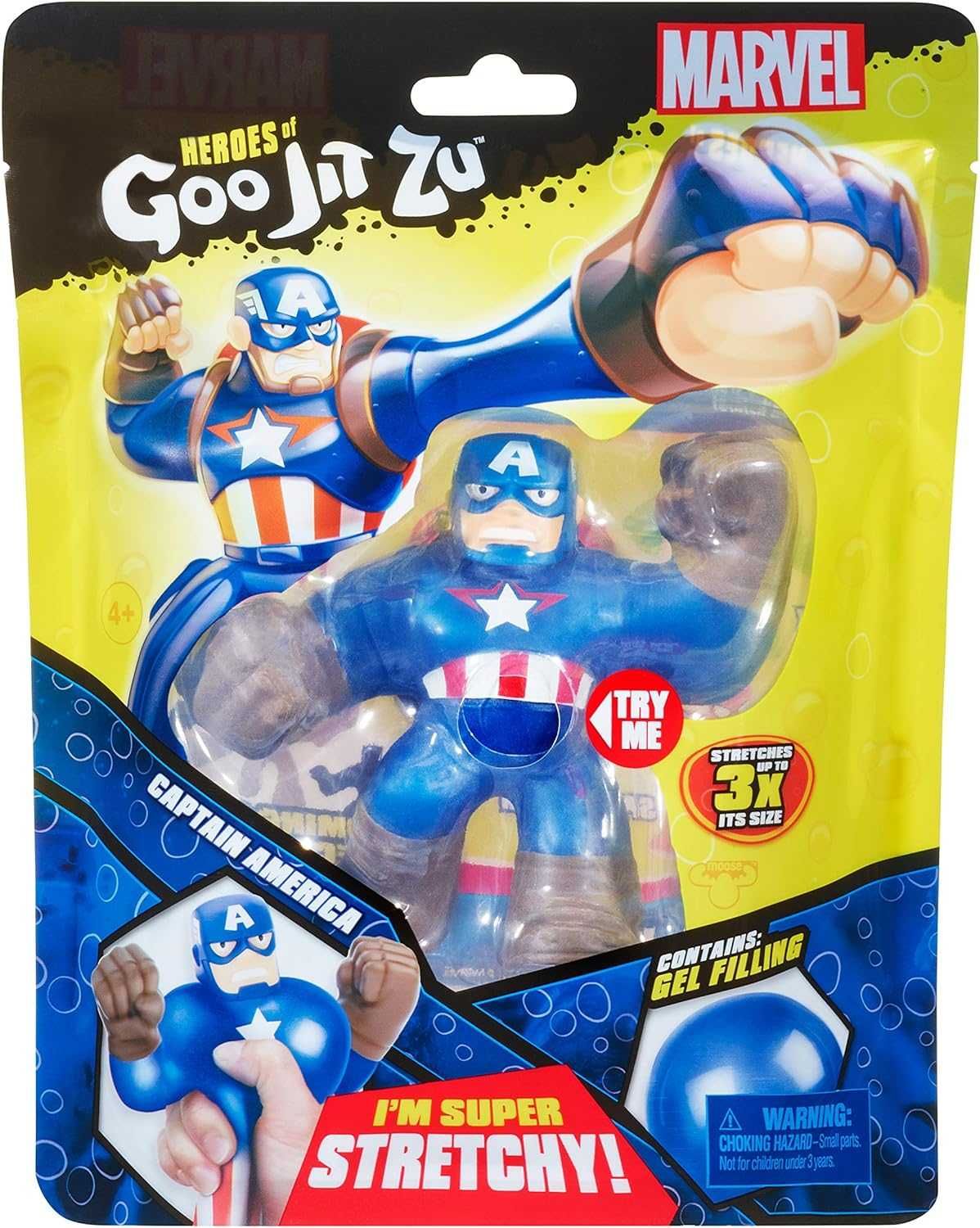 Фигурка Гуджитсу Капитан Америка Heroes of Goo Jit Zu Captain America