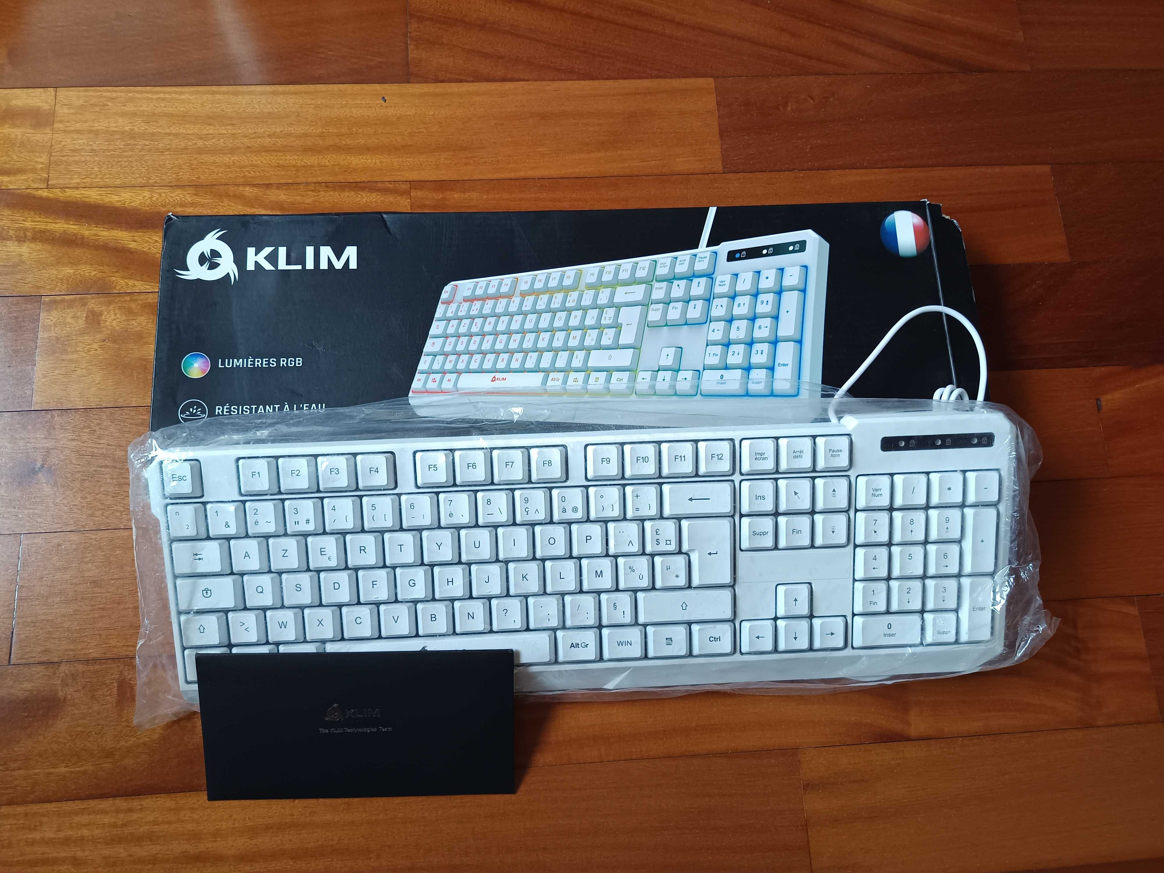 Klim Chroma teclado gaming sem fios retroiluminado