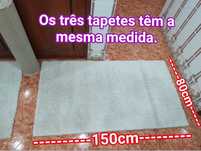Tapetes em algodão para quarto sala casa vivenda apartamento.
