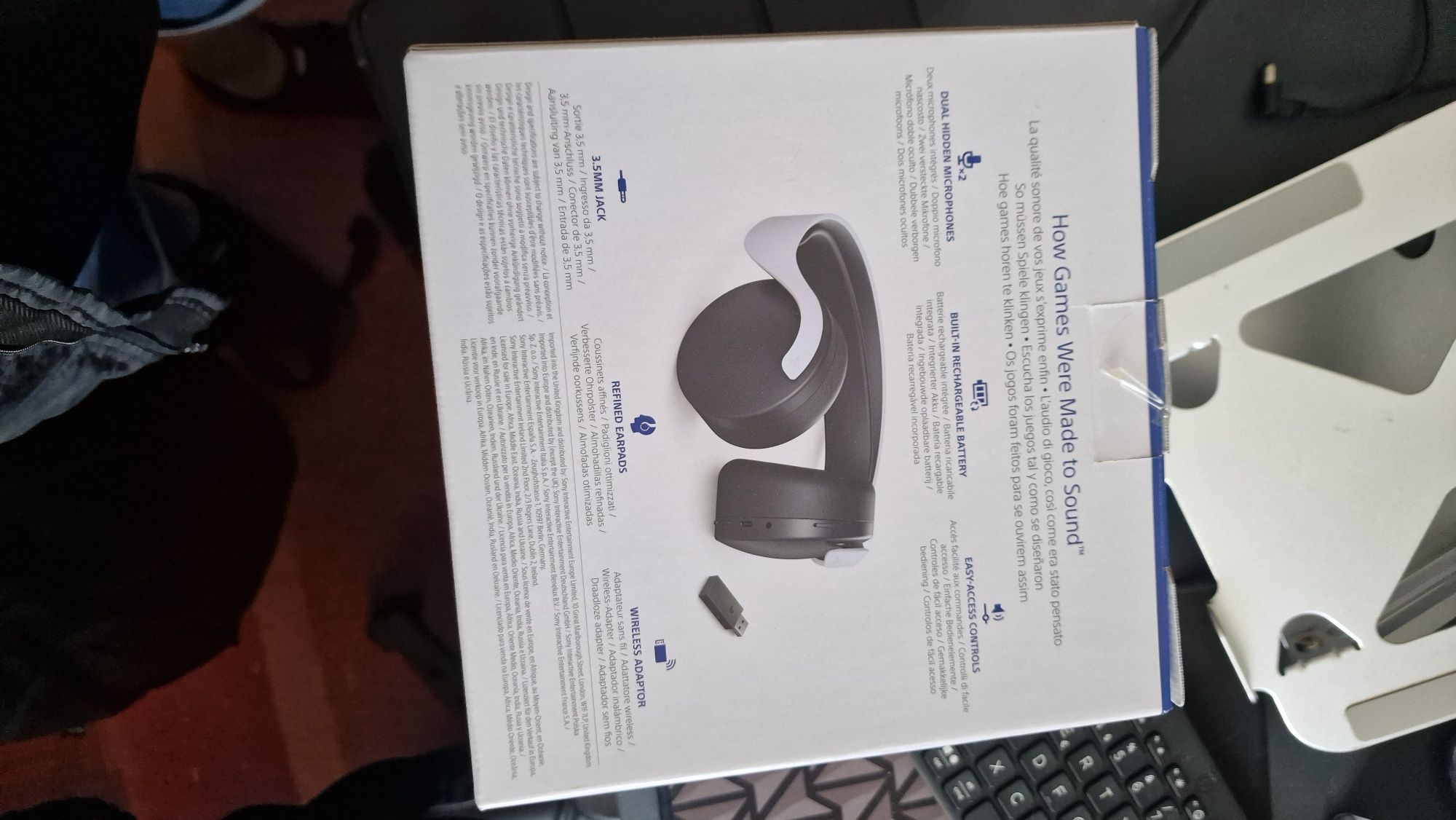 Playstation pulse 3D headphones