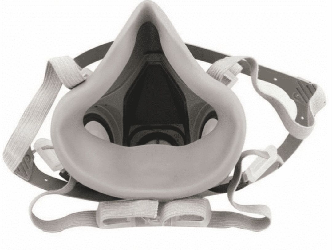 Maska przeciwpyłowa lakiernicza gazowa 3m 6200  + filtr węglowy