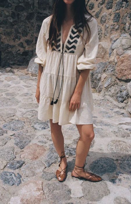 Вишита сукня Zara M 38