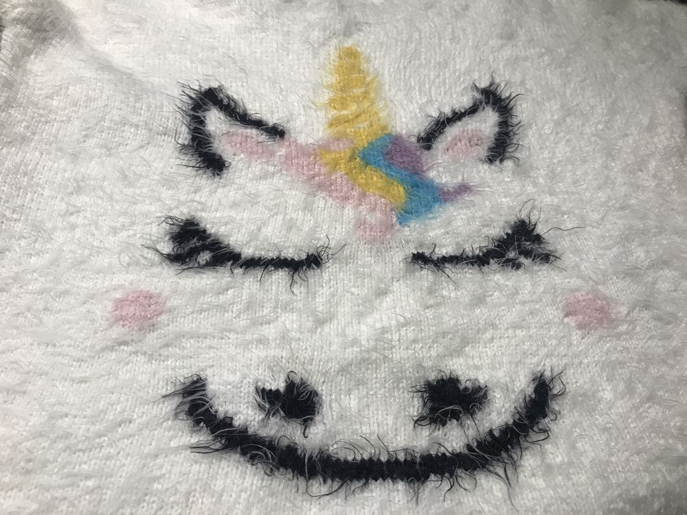 Sweter dla dziewczynki Unicorn  140/146 cm 10 lat