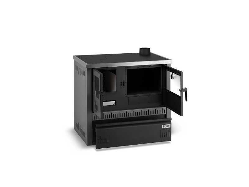 Piec stalowy kominek / kuchnia węglowa BLIST OLIMP 12kW