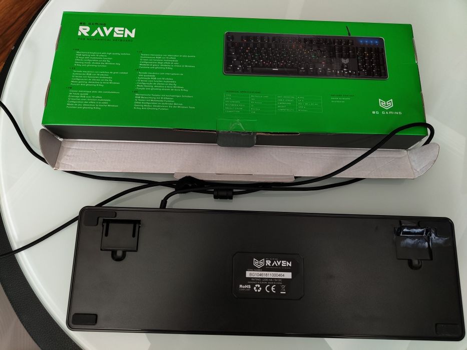 Teclado gaming RGB