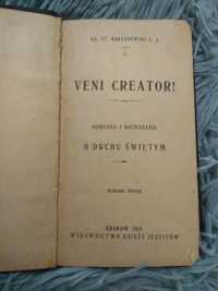 Veni Creator! Nowenna i Rozważania o Duchu Świętym,wyd.1924,stan dobry