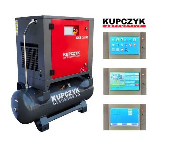 Kompresor śrubowy Kupczyk KKS 3/150 320 l/min 230v Dostawa 0 zł