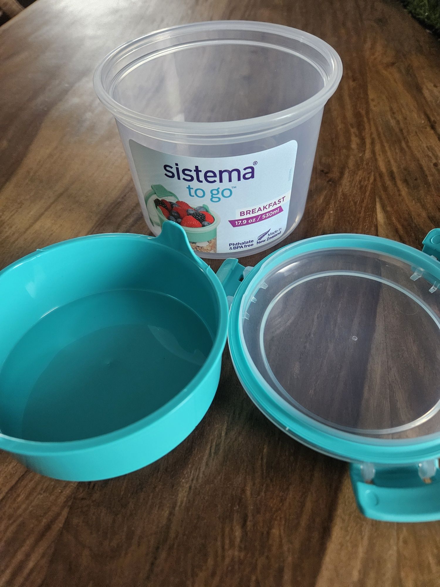 Pojemnik Sistema to go 530 ml z łyżeczką