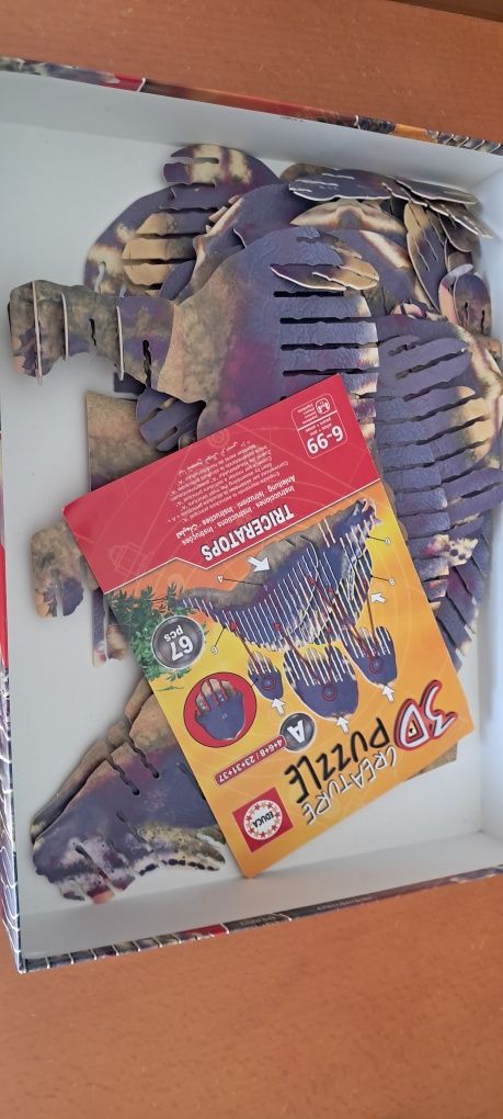 Puzzle 3d dinossauro