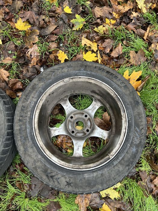 Диски Borbet R16 4/114,3 с зимней резиной