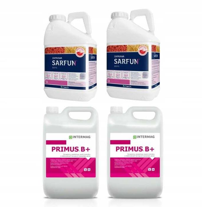 Zaprawa do zboża Sarfun 2x5L +Nawóz donasienny Primus 2x5L !
