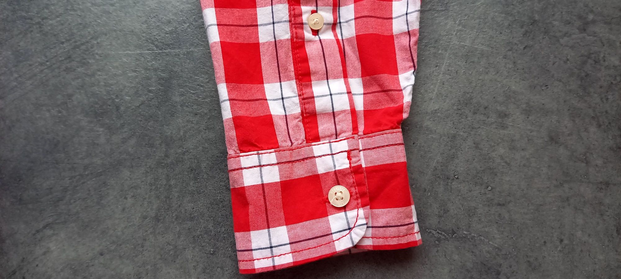 Hollister by Abercrombie&Fitch, męska koszula w kratkę, roz. S