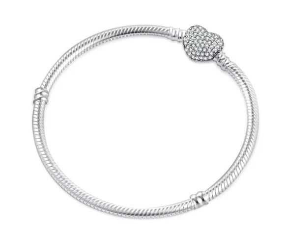 bransoletka do charms jak Pandora srebro 925 rozm. 17 cm