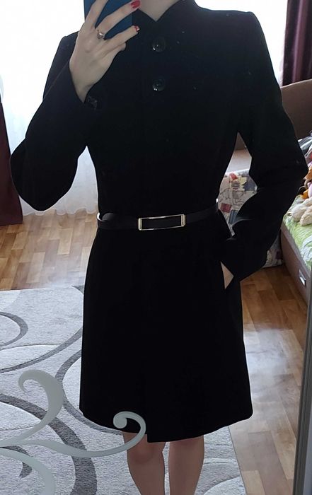 Кашемировое пальто демисезонное