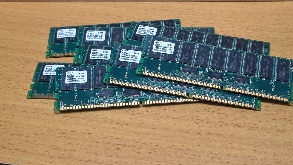 Samsung Korea RAM 512MB DDR PC1600 8szt