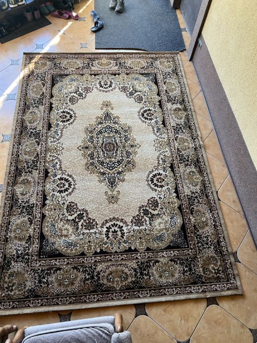 Килим 2 х 3 м з натуральної вовни, коврик з шерсті ретро