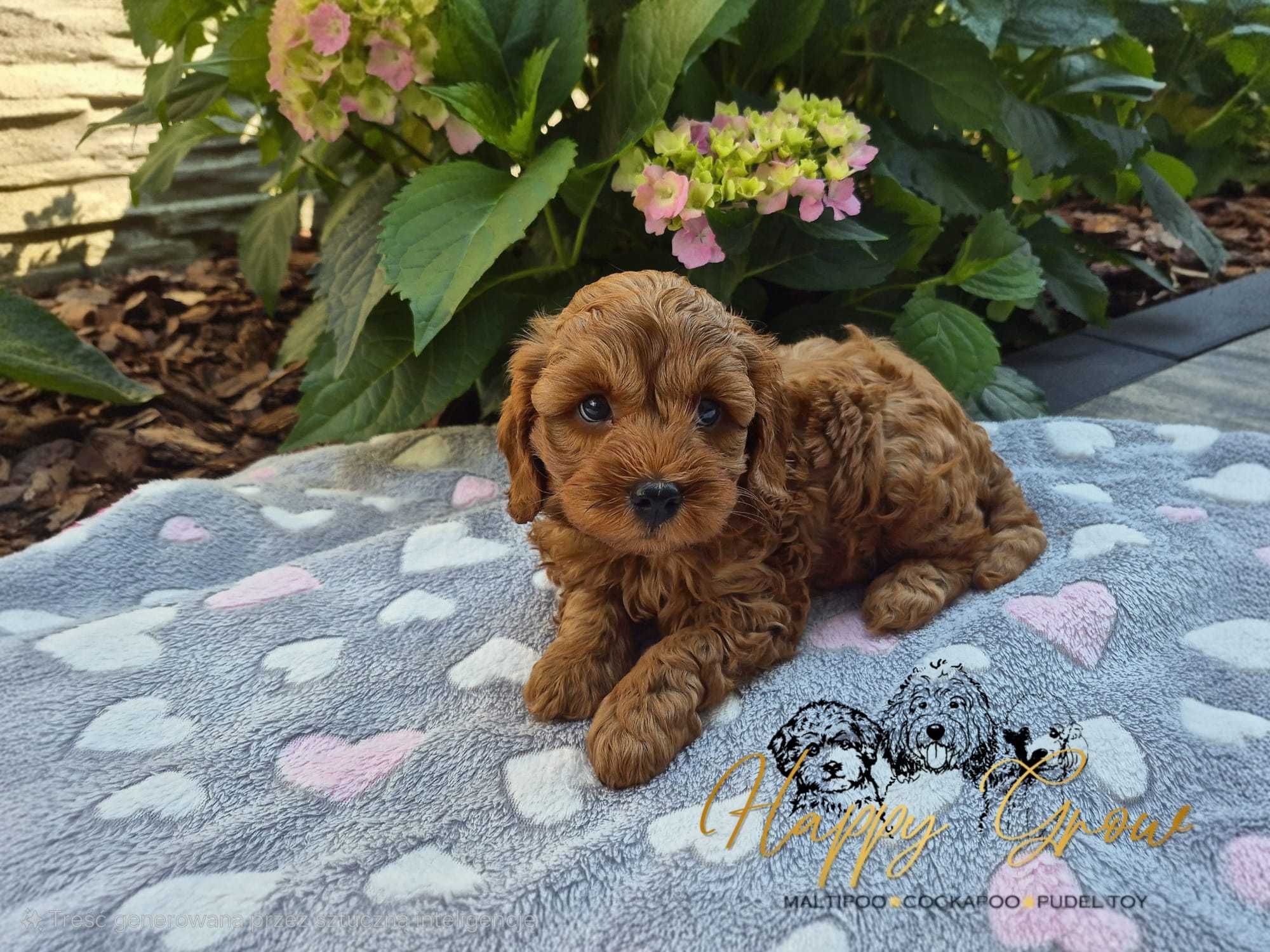 Cockapoo F1B Red Piesek Laki