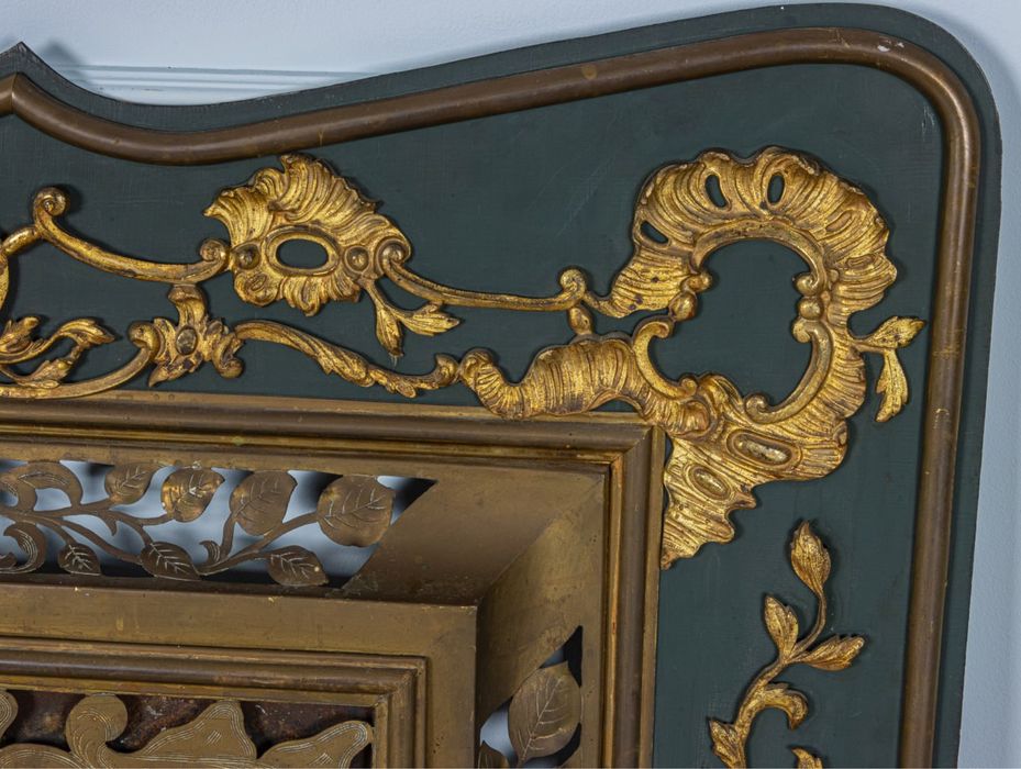 Антикварний камінний екран