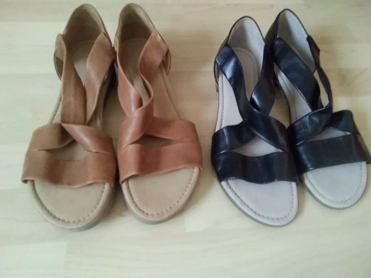Nowe sandały damskie skórzane firmy Gabor nowe rozmiar 42