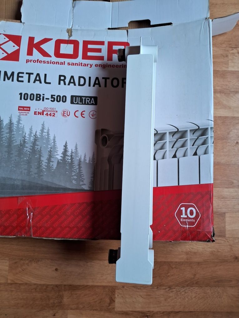 Секция радиатора отопление,батареи биметал Koer ultra