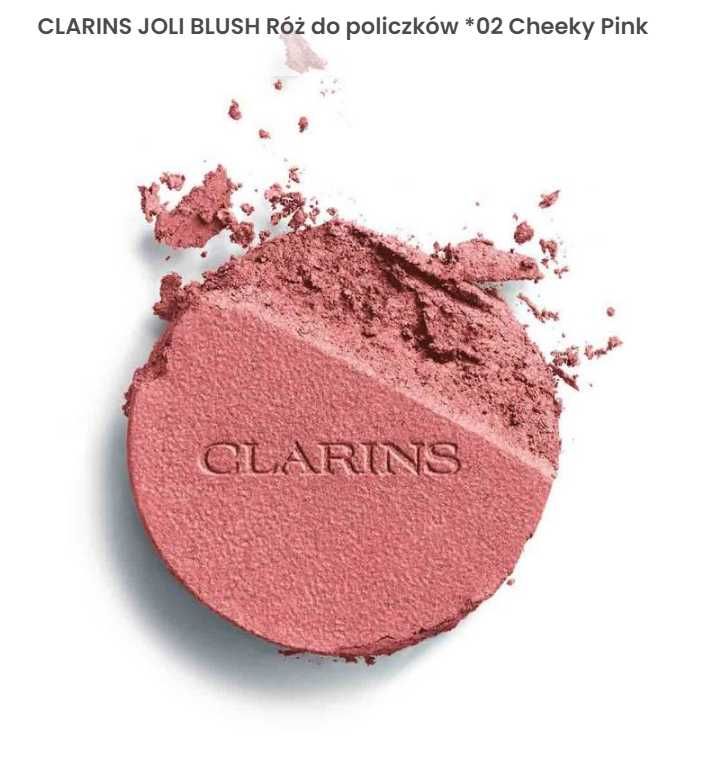 Róż do policzków CLARINS 02 Cheeky Pink NOWY
