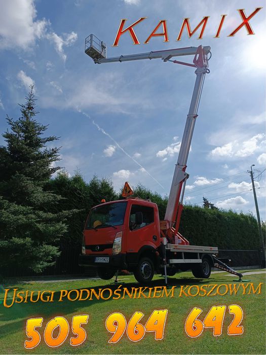 Usługi/wynajem [Do 26 metrów] zwyżka podnośnik koszowy z operatorem :D