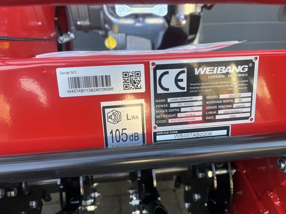 Aerator Weibang WB457AB Husqvarna Stihl Stiga Wertykulator
Serwis