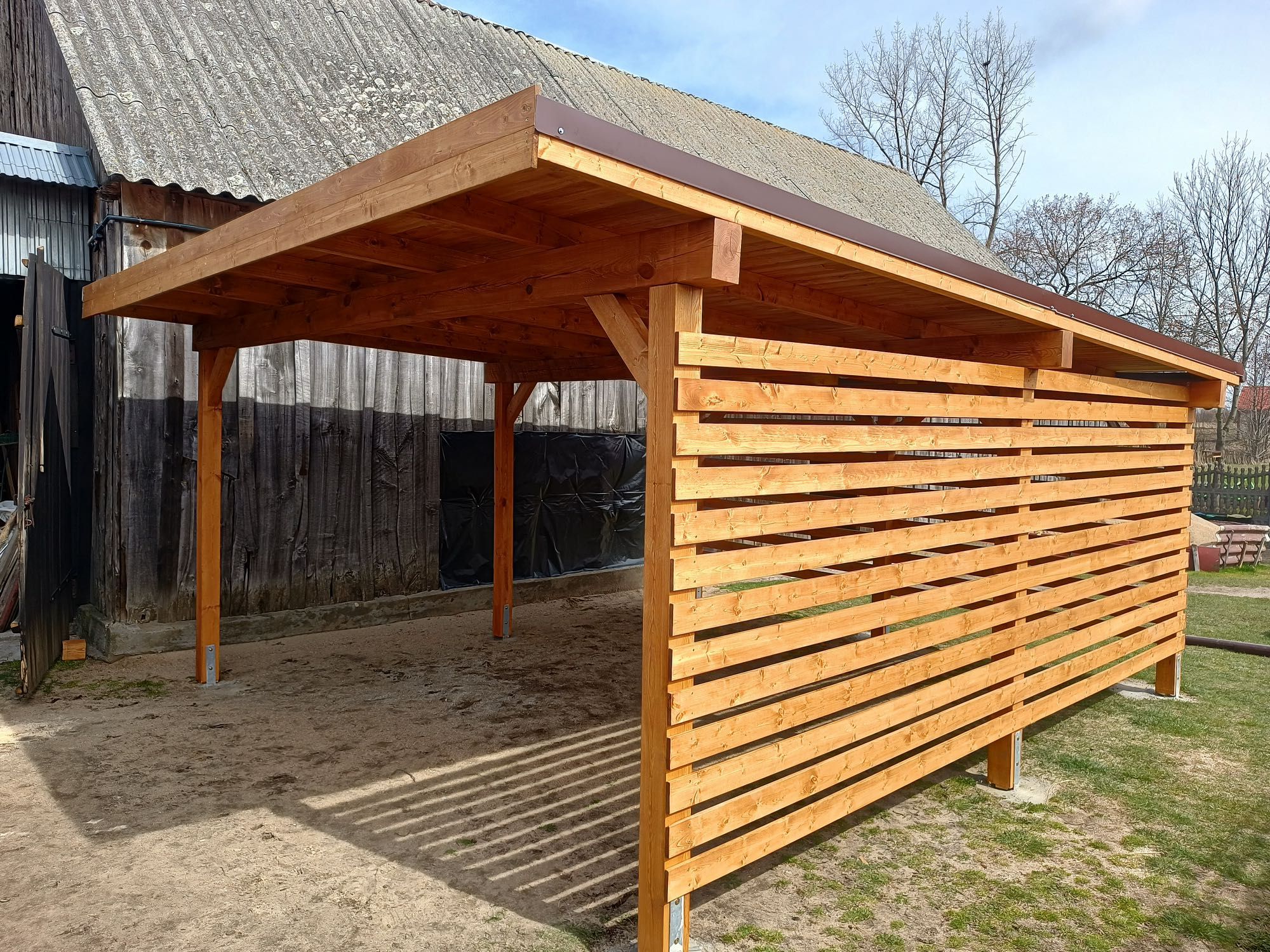 Carport, wiata garażową, zadaszenie