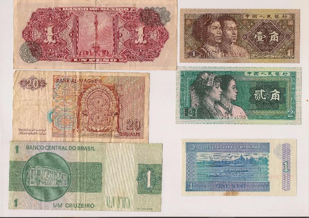 Notas antigas (portes incluidos)