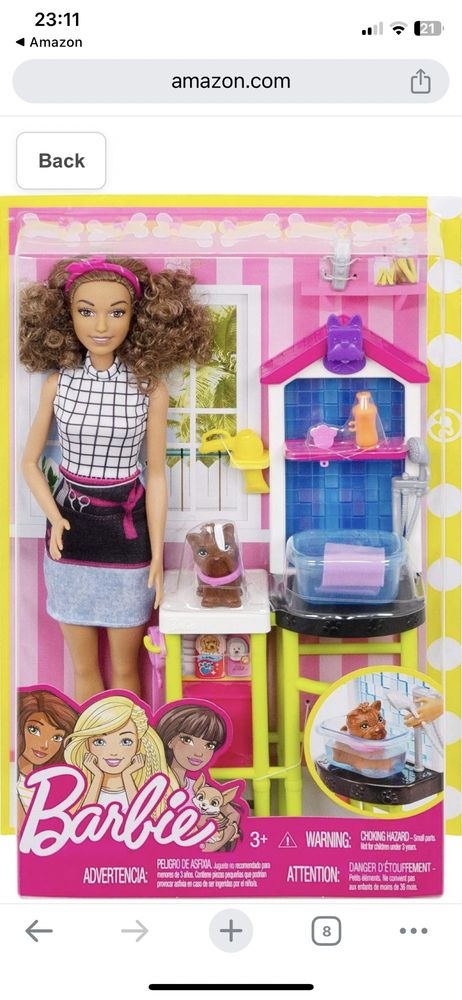 Лялька Барбі Грумер - Barbie Pet Groomer Doll