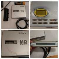 Sony Walkman Minidisc MD MZ-R91 + MZ E35 com imensos extras