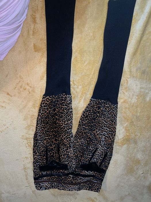 Spodnie w panterke cinema donna vintage retro