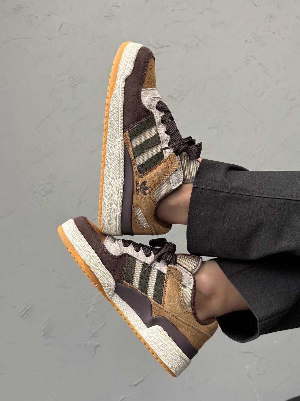 Кросівки Adidas Forum 84 Low Brown premium