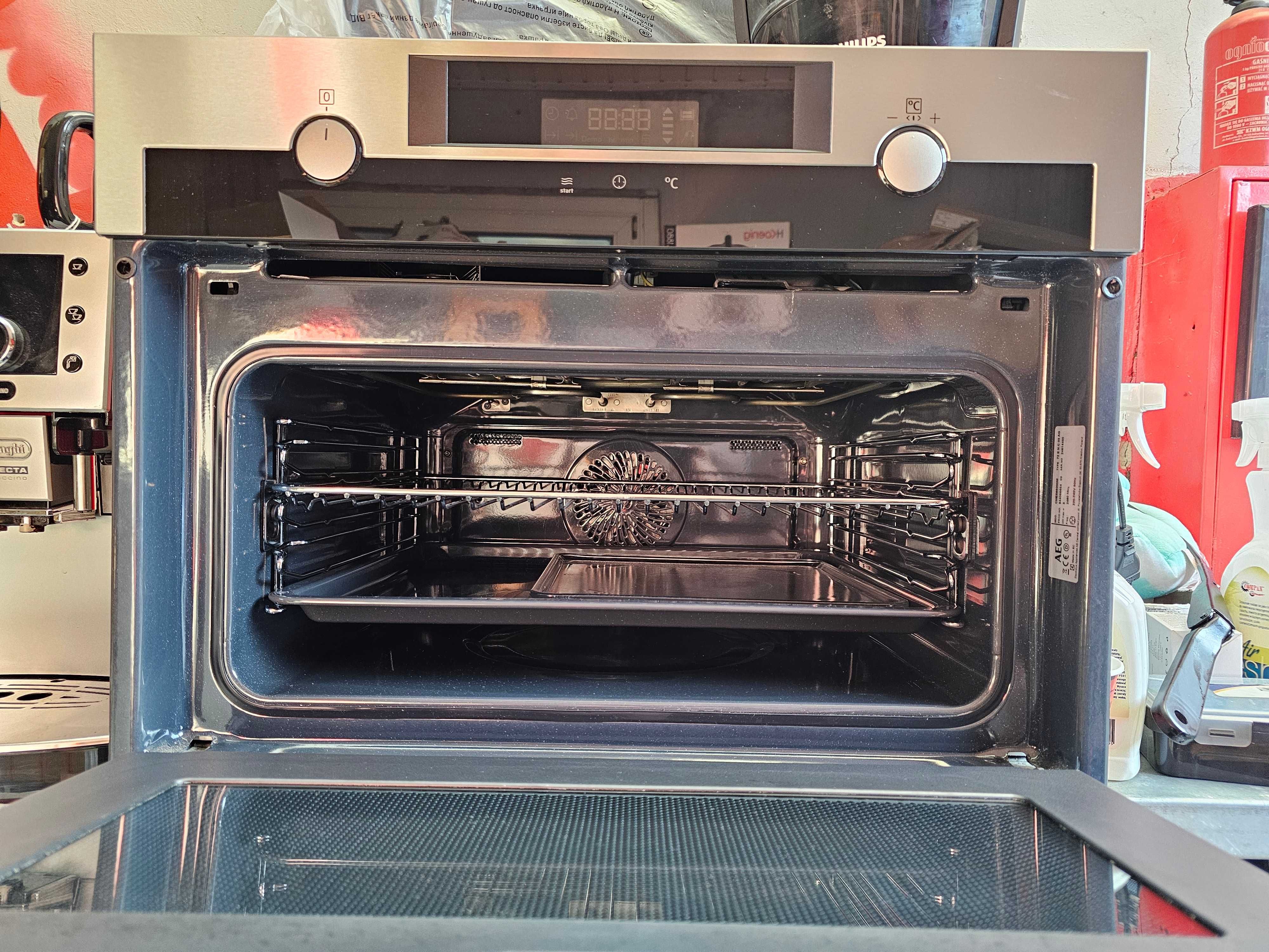 AEG CME565000M - Piekarnik do zabudowy z funkcją mikrofalówki outlet
