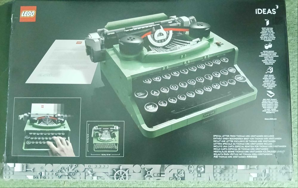 LEGO Ideas 21327 Typewriter - Maszyna do pisania