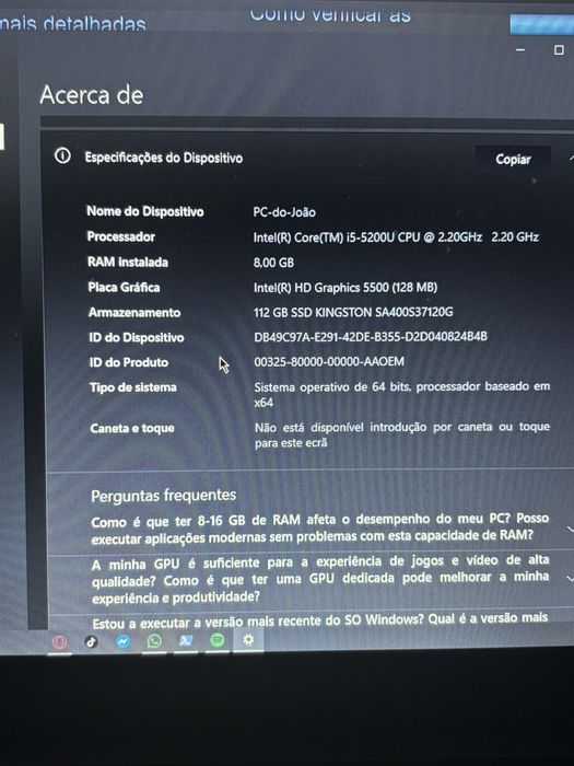Pc portatil lenovo