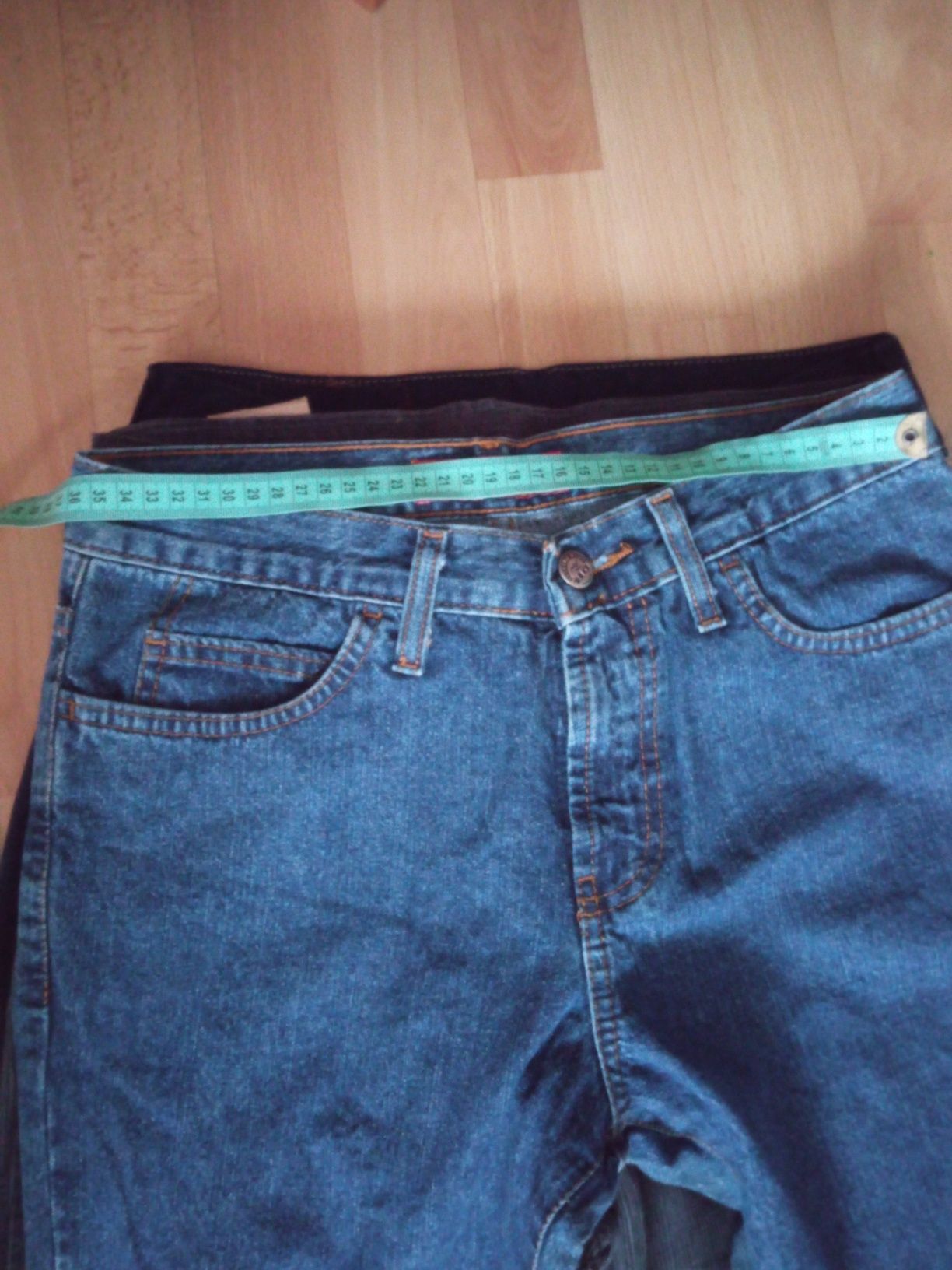 Spodnie szerokie jeansy  wysoki stan dziewczyna 164  lub kurtka jeans